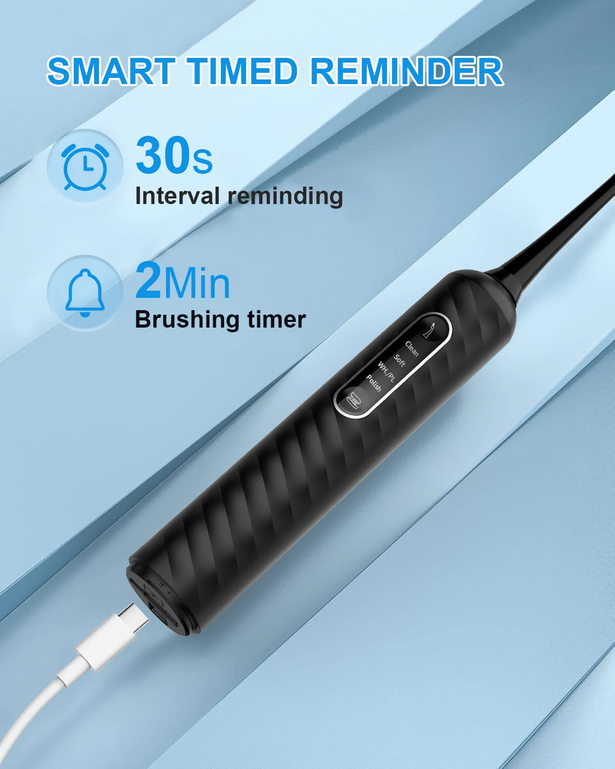 Portable Sonic  Innovative 2 in1 Electric Toothbrush for Thorough Flossing and BrushingPerfect for  home use