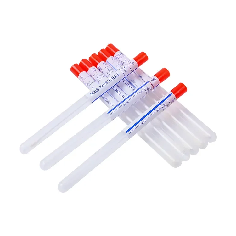 FemaleTransport Specimen Collection Swab Cotton Swab Sterile Factory