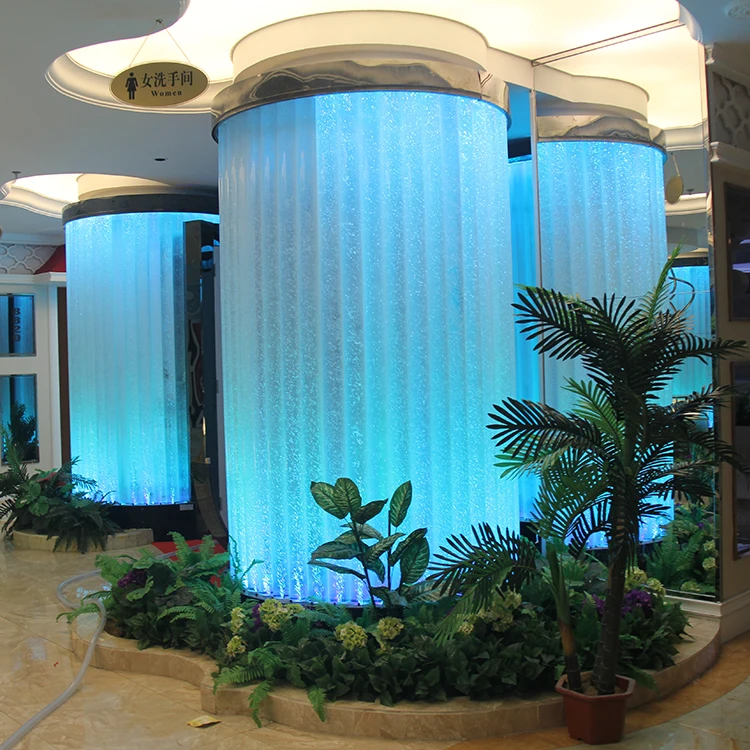 Indoor Wall Decoration Decor Led Bubble Water With Lights