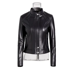 Customize Imported from Turkey  real leather coat sheepskin woman jacket cloth factory welcomed garment factory