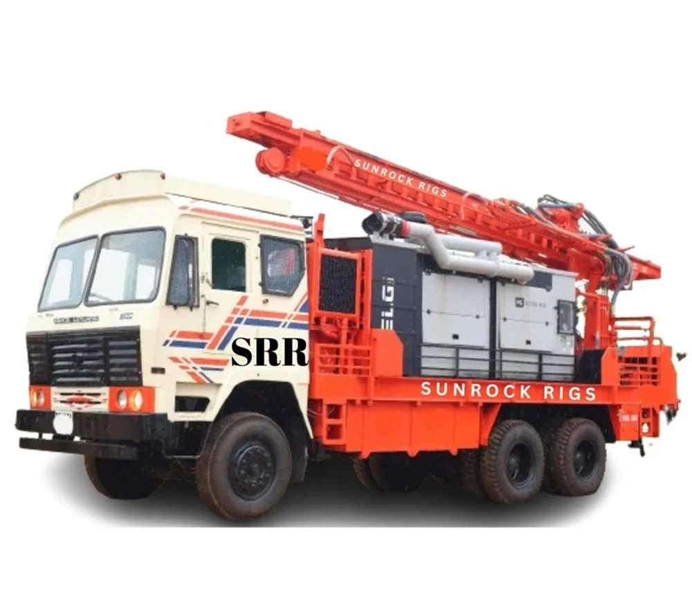SUNROCK 250 DTHR Truck Mounted Water Well Drilling Machine 1000feet New Condition Best Price Product Type Mine Drilling Rig Core