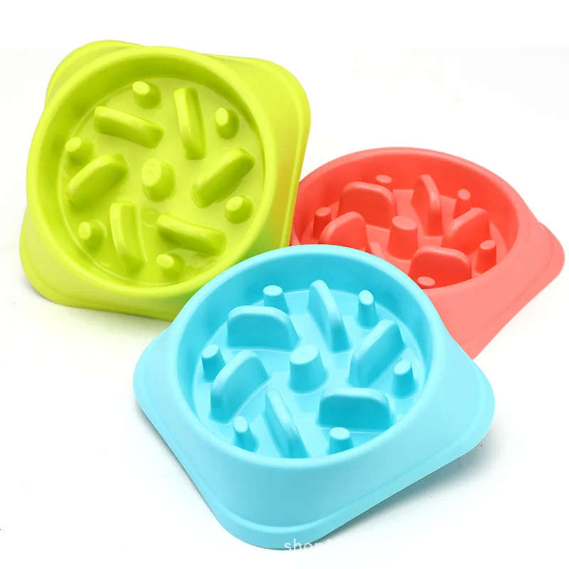 
HMS Wholesale Blank Feeding Custom Food Slow Eat Pet Feeder Dog Bowl 