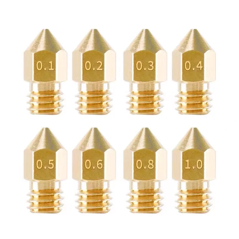 Lankeda 3d printer nozzle MK8 brass nozzle for Creality CR10 / Ender 3pro / Ender5 / Replicator