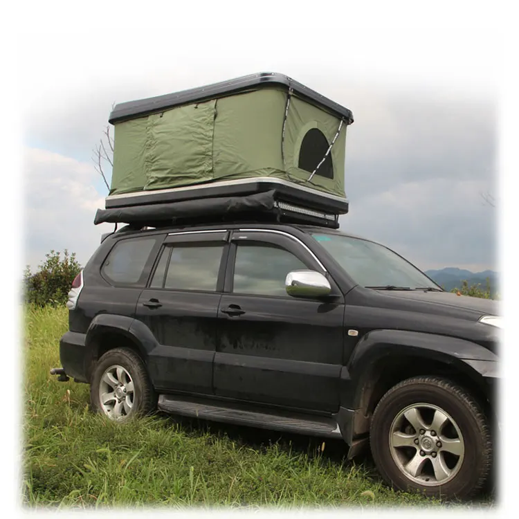 Camping Roof Top Tent Thick ABS Hard Shell Roof Top Tent Aluminium For Family Activity