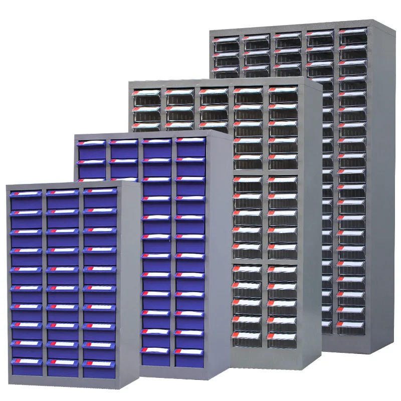 Cold rolled steel 52 Drawers parts cabinet for hardware tool and electronic parts store storage