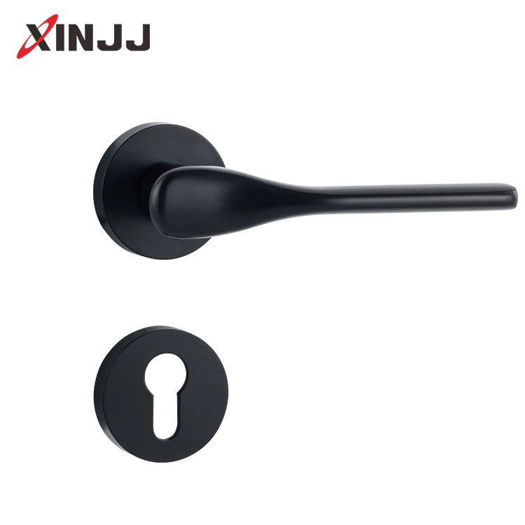 Zinc Alloy Door Handle Light Luxury Split Door Lock with Handle Magnetic Lock for Interior Wooden Doors