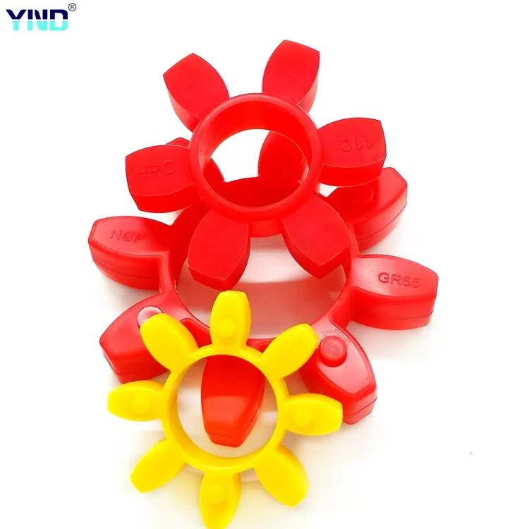 Flexible Abrasion-Resistant PU Shaft Jaw Coupling Spider Elements GR65