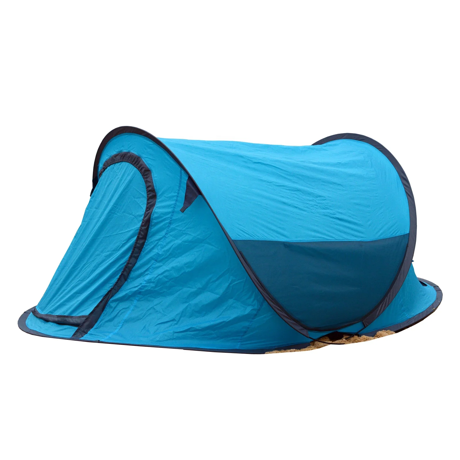 Outdoor Portable Pop Up Instant Open Double Doors UPF 50 Protection Beach Sunshelter Tent for Camping,Beach,Hiking