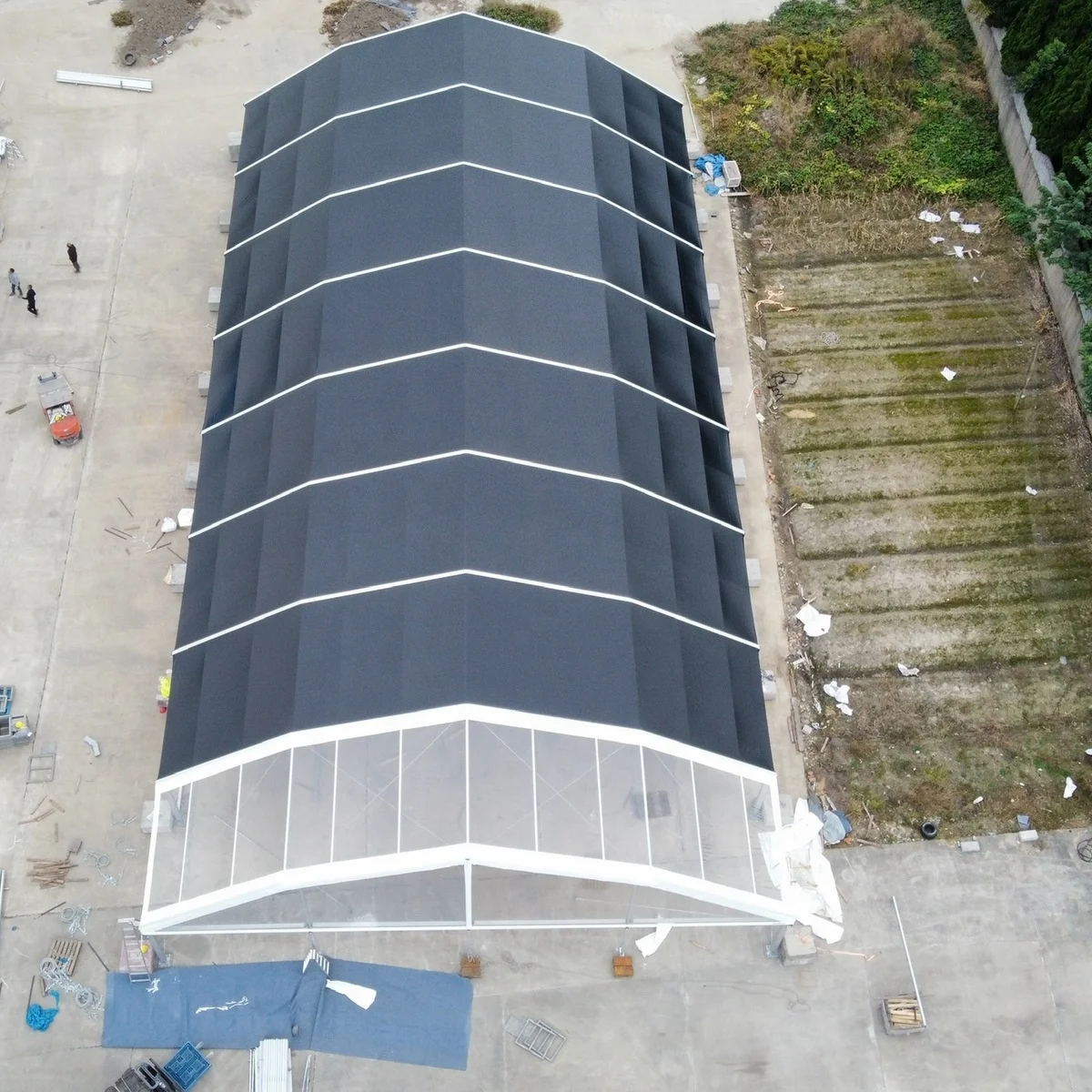 High quality waterproof Polygon tent for temporary events, semi-permanent or permanent building