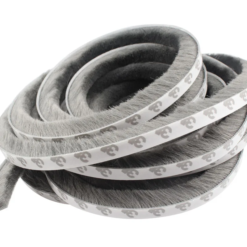 Wool Pile Weather Strip Brush Window Sealing Stripping for doors and windows