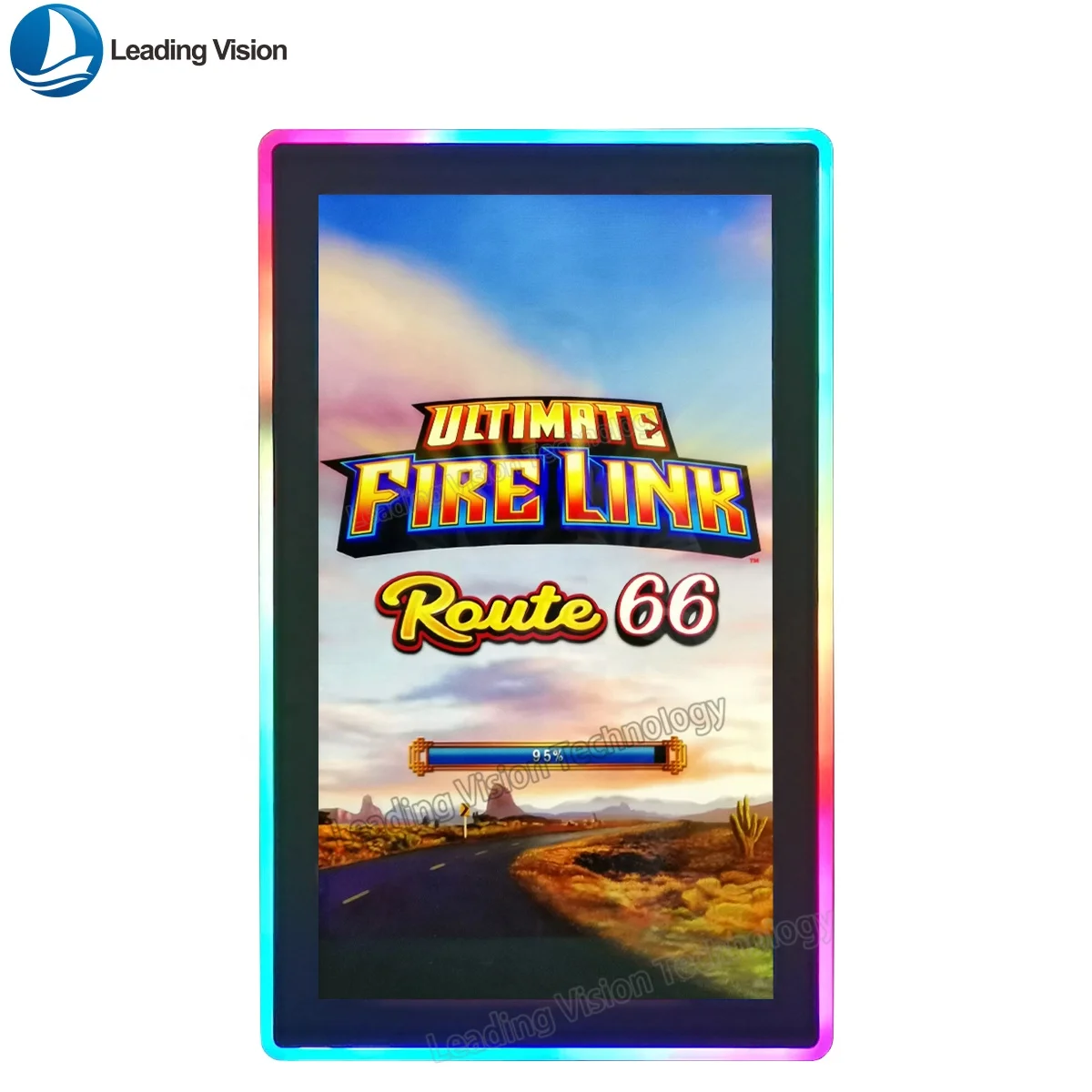 Led monitor 3M touch monitor halo LED light bar monitor capacitive touch screen for fire northern link power link games