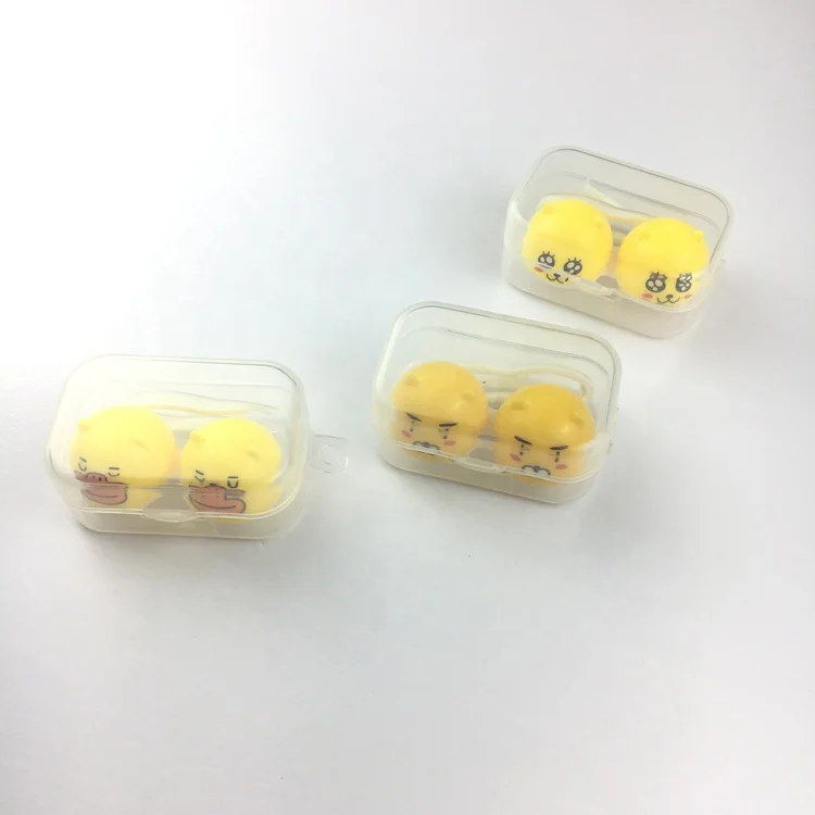 Portable small korea contact lens travel case promotional contact lens case for contact lens  P-1001