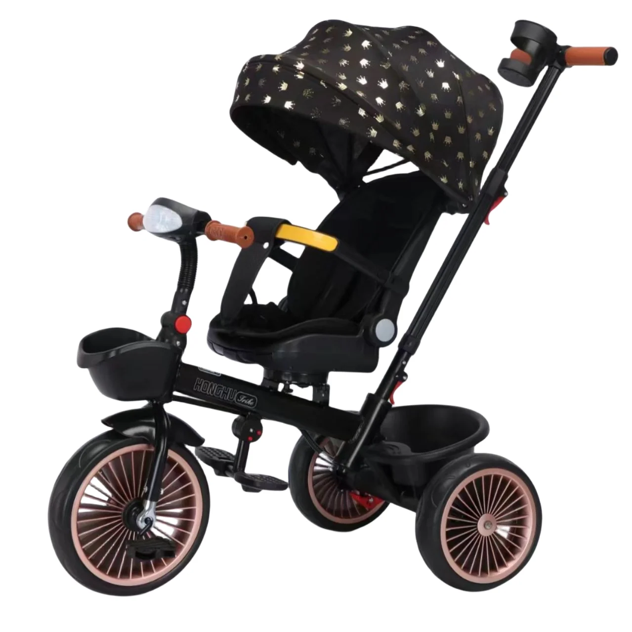3 In 1 Kids Ride on Cars Trendy Balance Bike With Removable Pedals Stroller Baby Bike Toddler Tricycle
