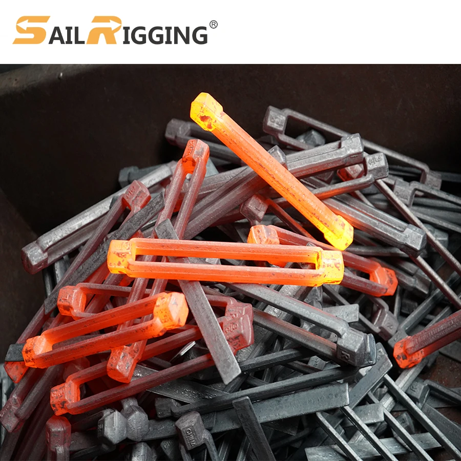 Rigging Screw JIS Type Frame Turnbuckle Q235 Carbon Steel Electro Galvanized Turnbuckle Hook And Hook