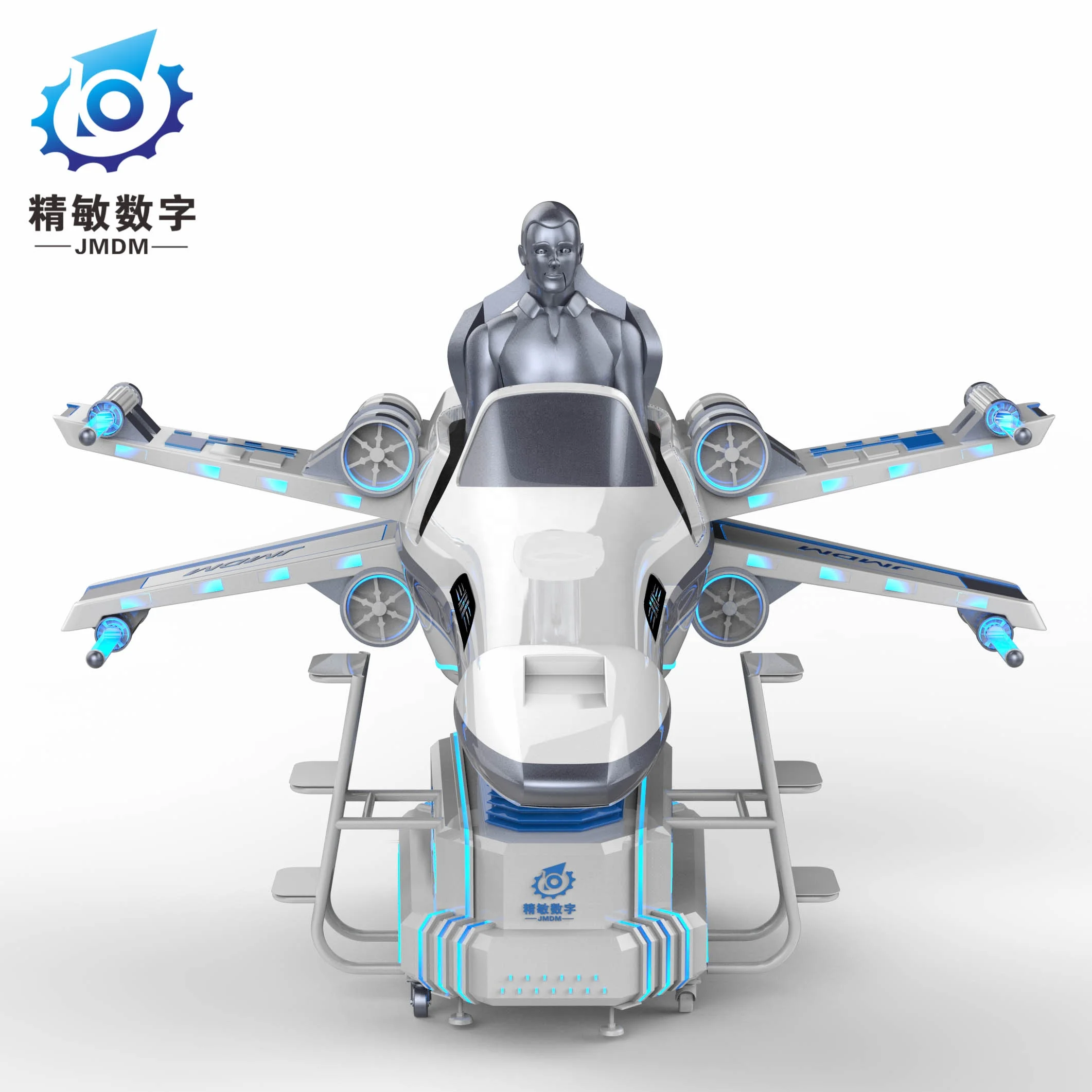 JMDM 360 Degree 9D VR Virtual Reality VR X-wings Simulator Support Custom VR Games/ Videos Services