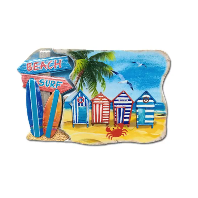 Customised logo resin 3d printing venezia italy souvenir fridge magnet venice refrigerator magnet