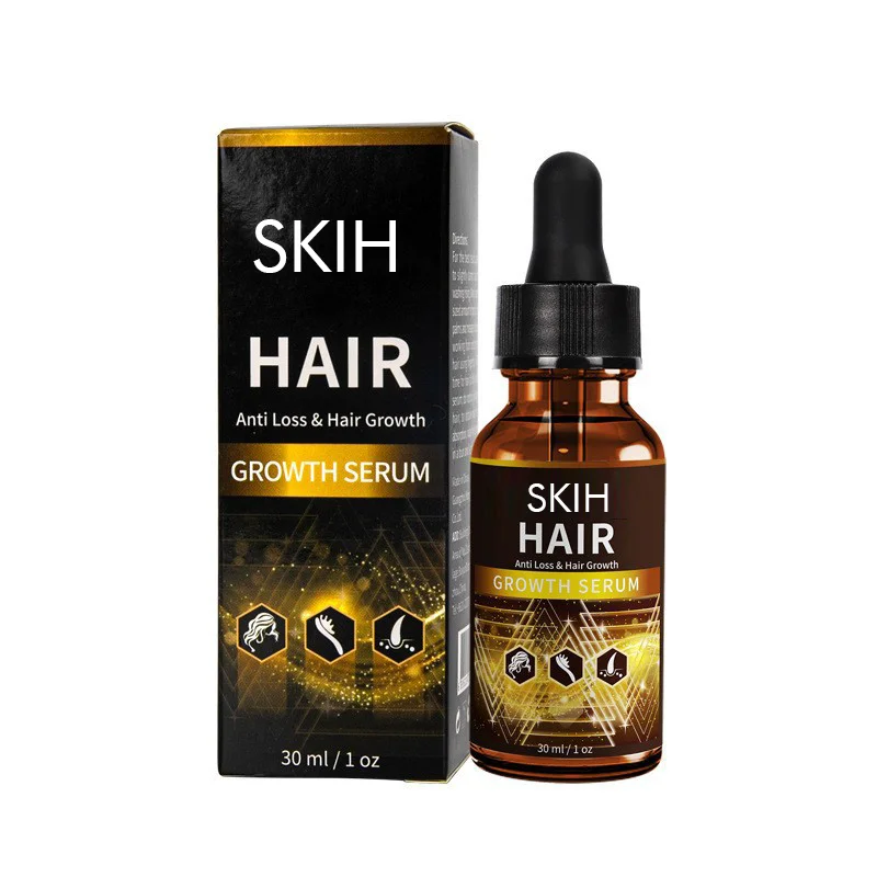 SKIH Hair Fast Growth Essence Firming Repairing Hair Roots Dense Moisturizing Hair Essence Serum for Men Women