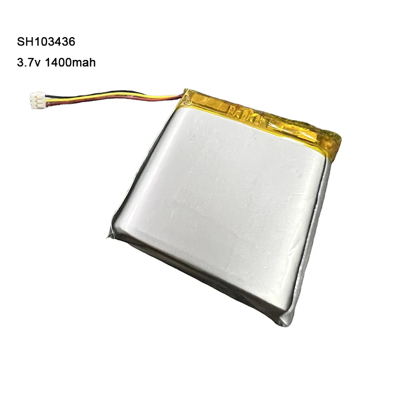 Factory Direct Sale li-ion Battery Cell 103436 3.7V 1400mAh Super Thin Battery rechargeable battery for Consumer Electronics