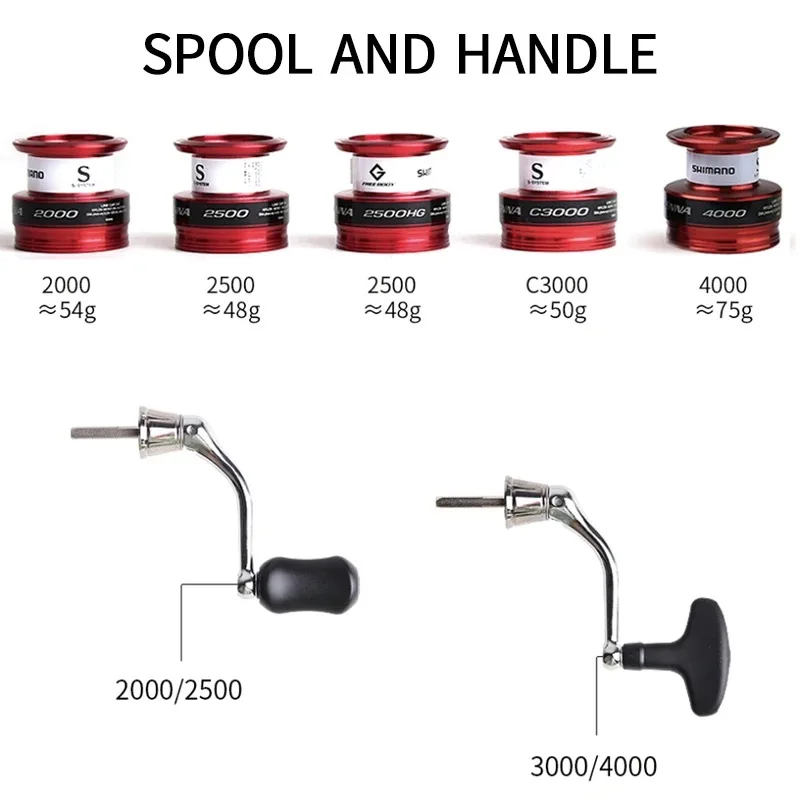 Shimano 2019 SIENNA 500/1000/2000/2500/2500HG/C3000/4000 Спиннинг рыболовные катушки carretielha Para Pescaria катушка для морской рыбалки