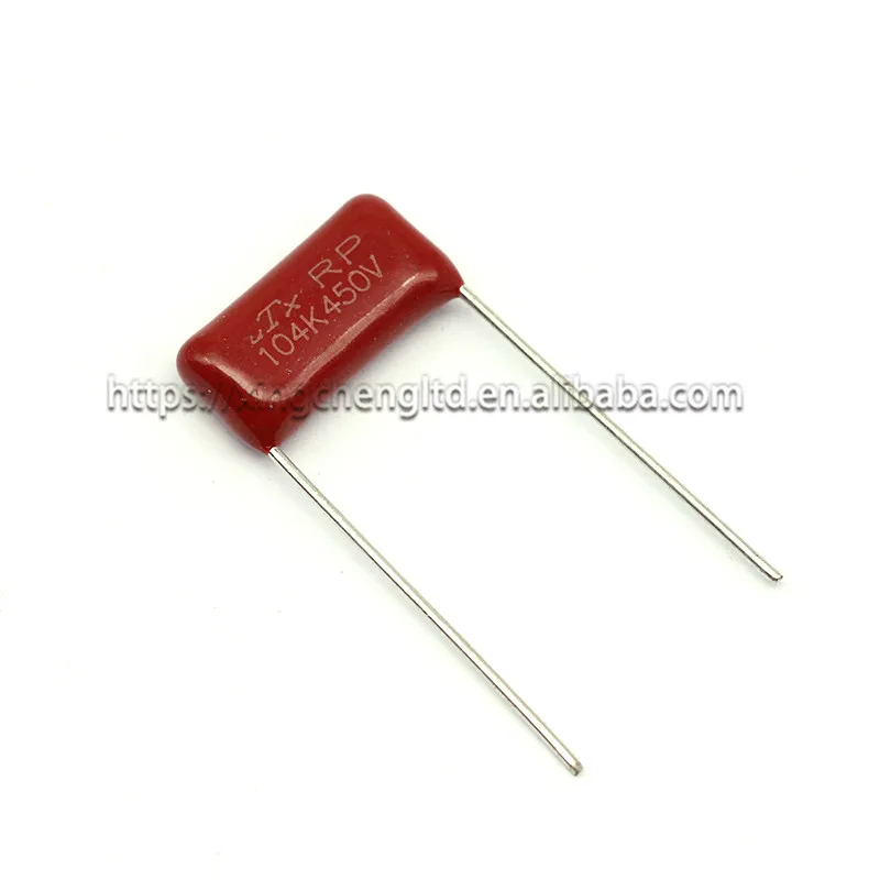 CBB Polypropylene Film Capacitor 450V 104K P10mm 100NF 0.1UF 104K/450V