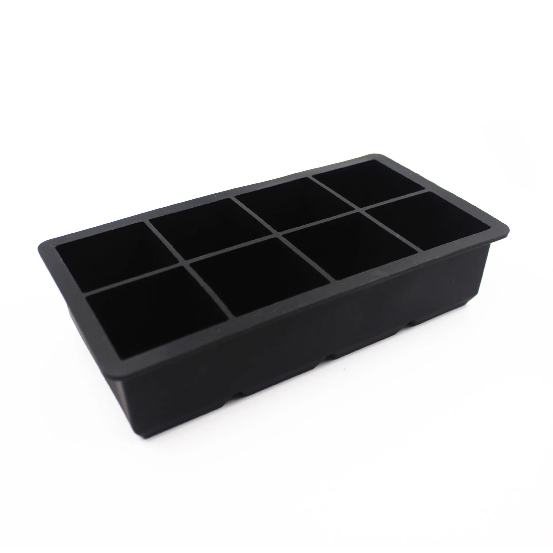 Hot Sale Custom Silicone Ice Cube Tray Easy Release Reusable Ice Cube Silicone Ice Mold Tray With Cover