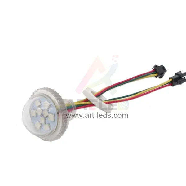 Rgb Pixel 60mm 18pcs Cabochon Led Turbo Lamps