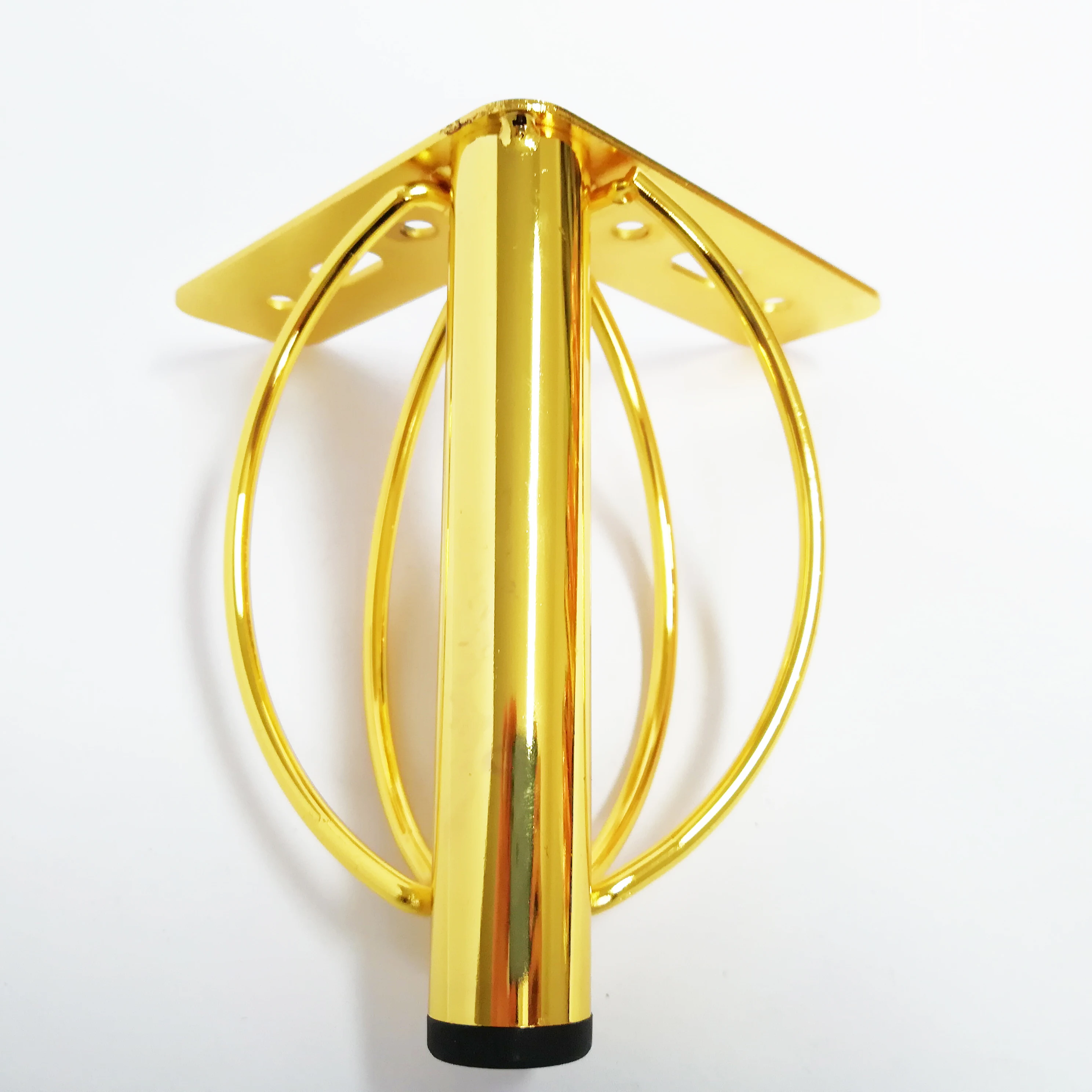 High Quality Round Adjustable Stainless Steel Iron Metal Sofa Legs For Furniture