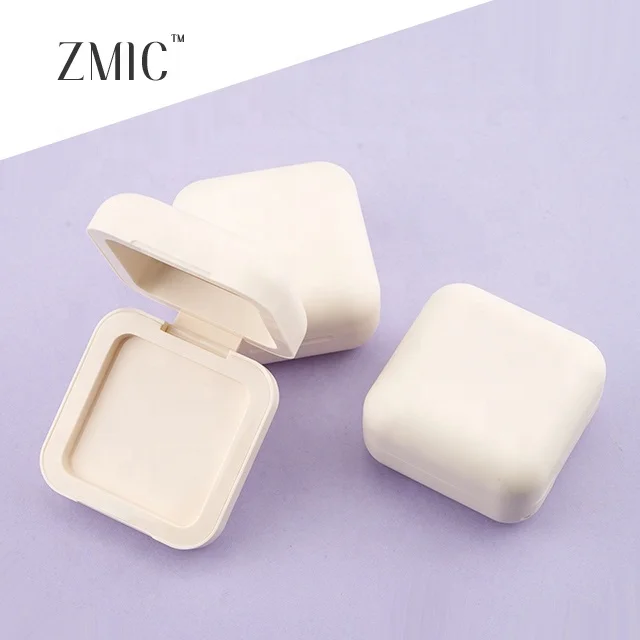 42mm single eyeshadow compact rubber paint empty magnetic cute highlighter powder case