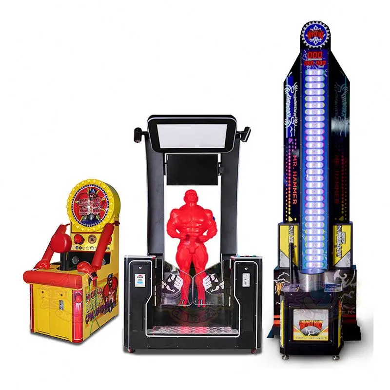 China New Amusement Electronic Boxing Arcade Game Coin Operated Punching Machine For Sale