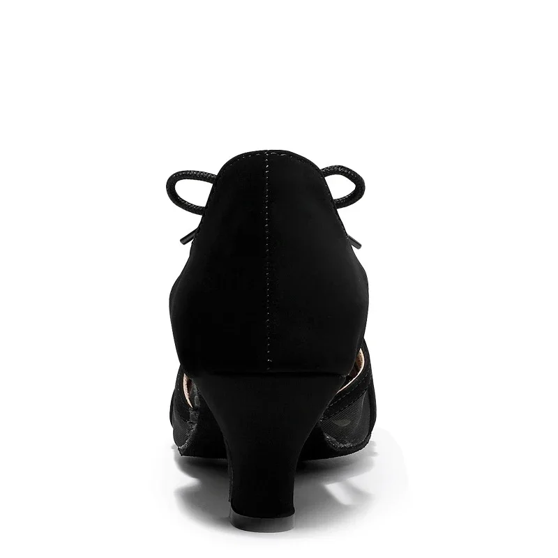 Mesh High Heels Latin Women Dance Shoes Jazz Sandals 2024 Summer Sexy Girls Indoor Stage Performance Soft Soled Customize Shoes