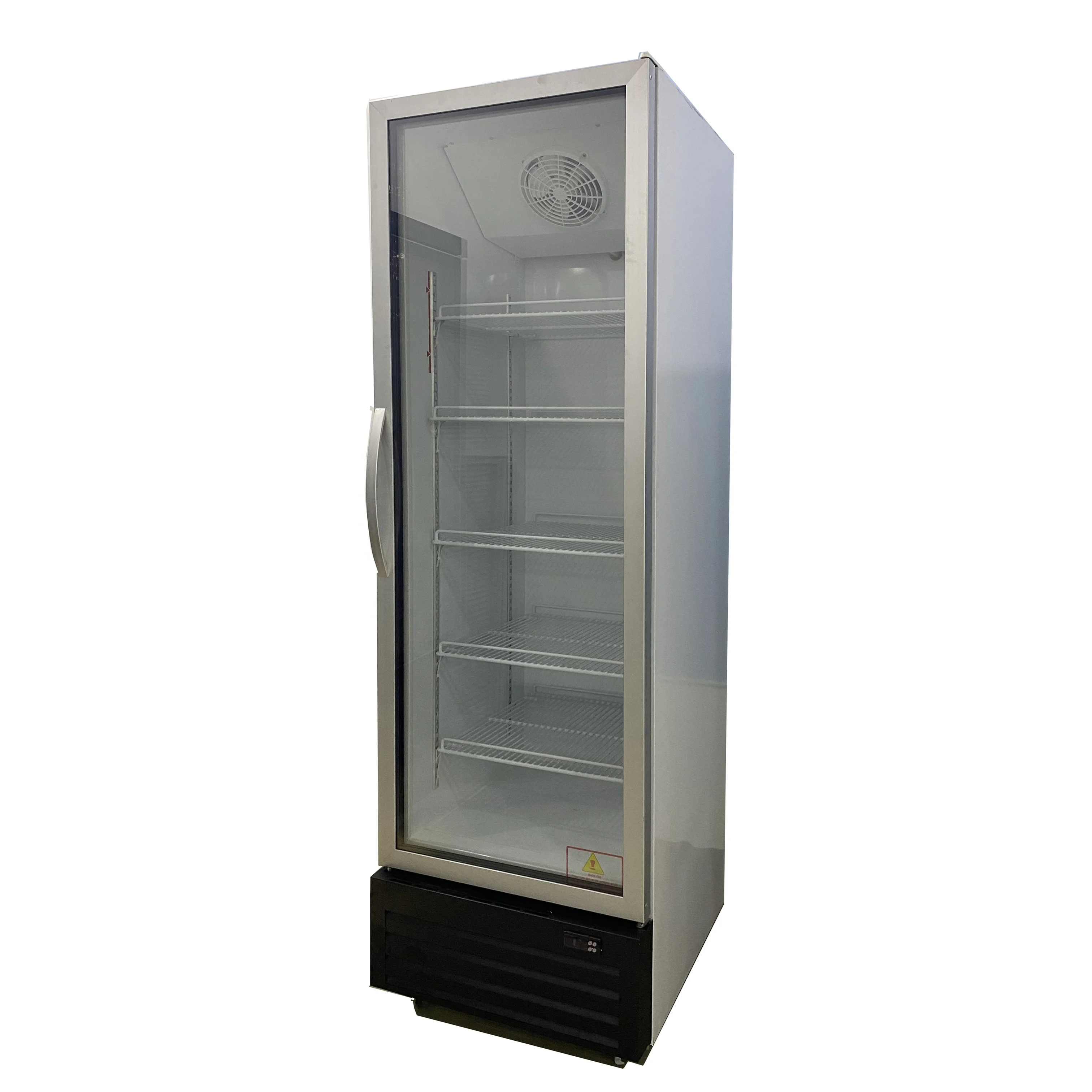 SUILING Upright Chiller Beverage Cooler Supermarket Commercial Refrigerator LGX-426WP Showcase Fridge Display