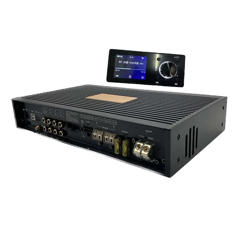 500W 8 channel car amplifier 10 ch dsp car audio processor amplifier car