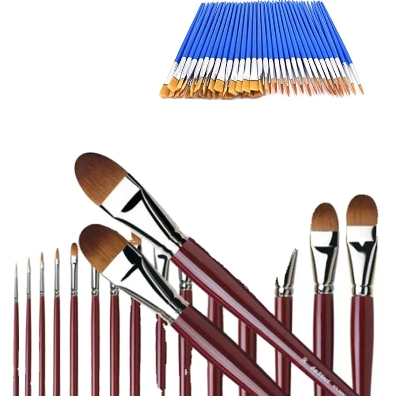 2022 Artist paint brush oil acrylic paint brush set oil painting