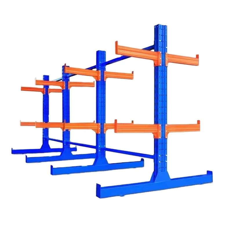 Safe And Reliable Single Base And Double Base Heavy Duty Cantilever Beam Racking Car Cantilever Rack Heavy Huty Cantilever Rack