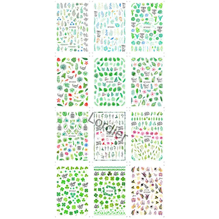 Semi Cured Gel Nail Sticker Semi Cured Gel Nail Sticker Uv 3d Design Finger Nail Sticker