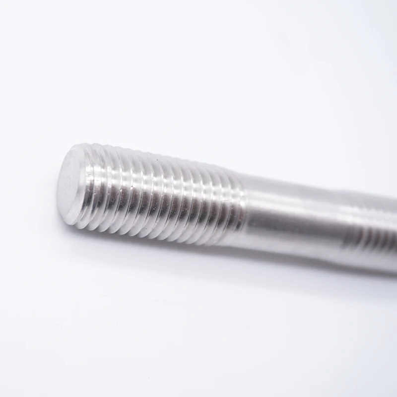 Stainless steel rod double end screws metal stud bolt iron threaded bar galvanized steel m4 half metallic full acme threaded rod