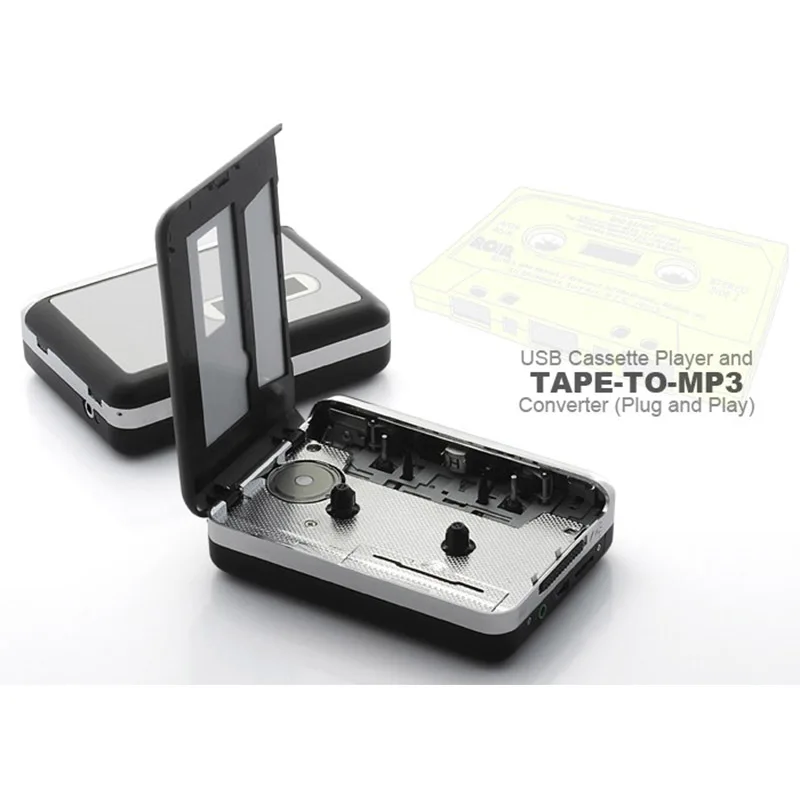 Заводской портативный кассетный проигрыватель в MP3 CD преобразователь портативной кассетной ленты