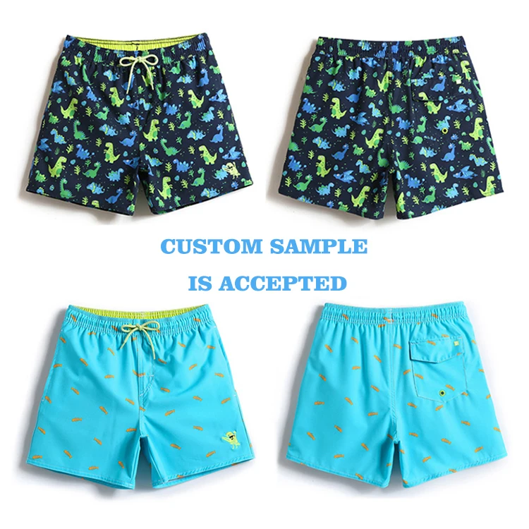 custom toddler baby little boy swim shorts trunk kids children beachwear shorts for boys