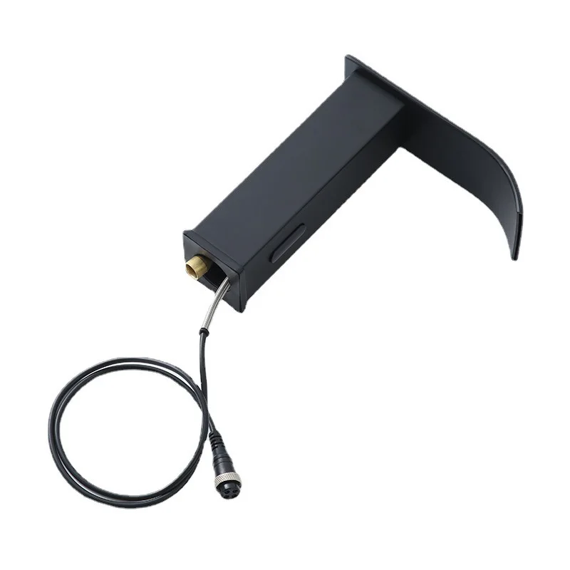 Modern Smart Bathroom Basin Mixing Sensor Faucet 304 Stainless Steel Touchless Infrared Saving Waterfall Automatic Taps Faucet