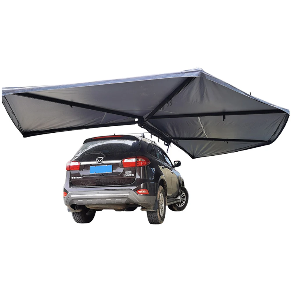 2024 NEW  Aluminum Cover 270 Degree Car Side Awning With Extension Free Standing Roof Top Tent