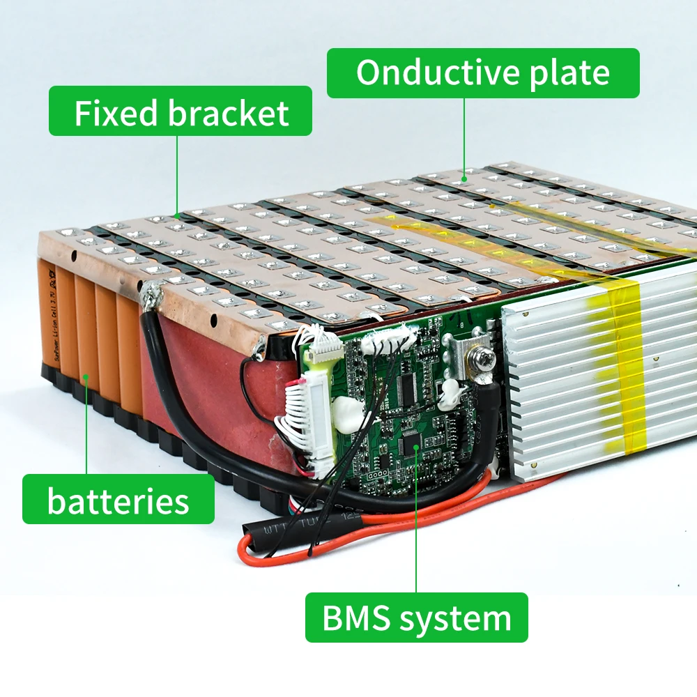 Customize 20S9P 18650 72V 20Ah 30Ah 25Ah 26.1Ah Lithium Li Ion ebike Battery Pack 3000W with 50A BMS