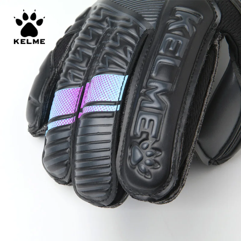 Индивидуальные мужские тренировочные футбольные перчатки KELME для клубной команды профессиональные полиуретановые латексные лагерные вратаря
