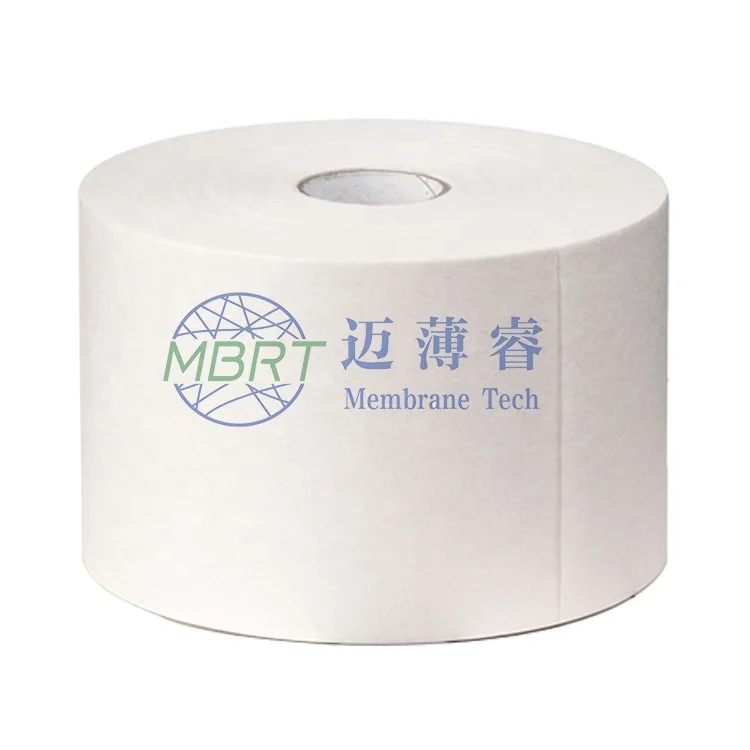 High air permeability breathable hydrophobic ptfe membrane for pleated filter cartridge