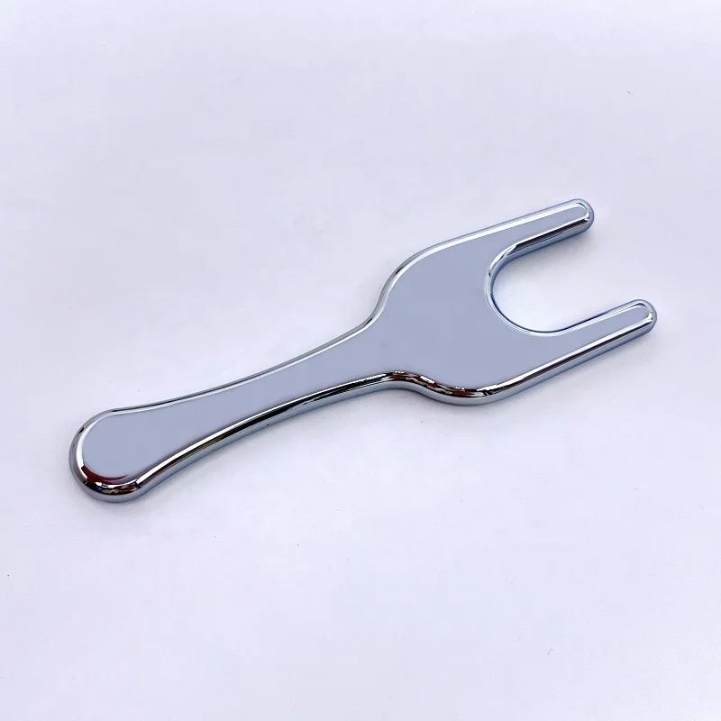 2023 New Design Stainless Steel Tera-hertz Stone Gua Sha Metal Body Nose Acupoint Massager