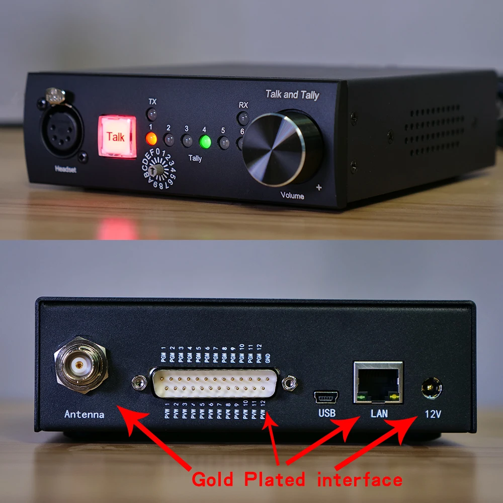 Quality Assurance High Quality Professional Accurate Duplex 6 Channels Television Studio Pro HD Intercom Wireless Tally