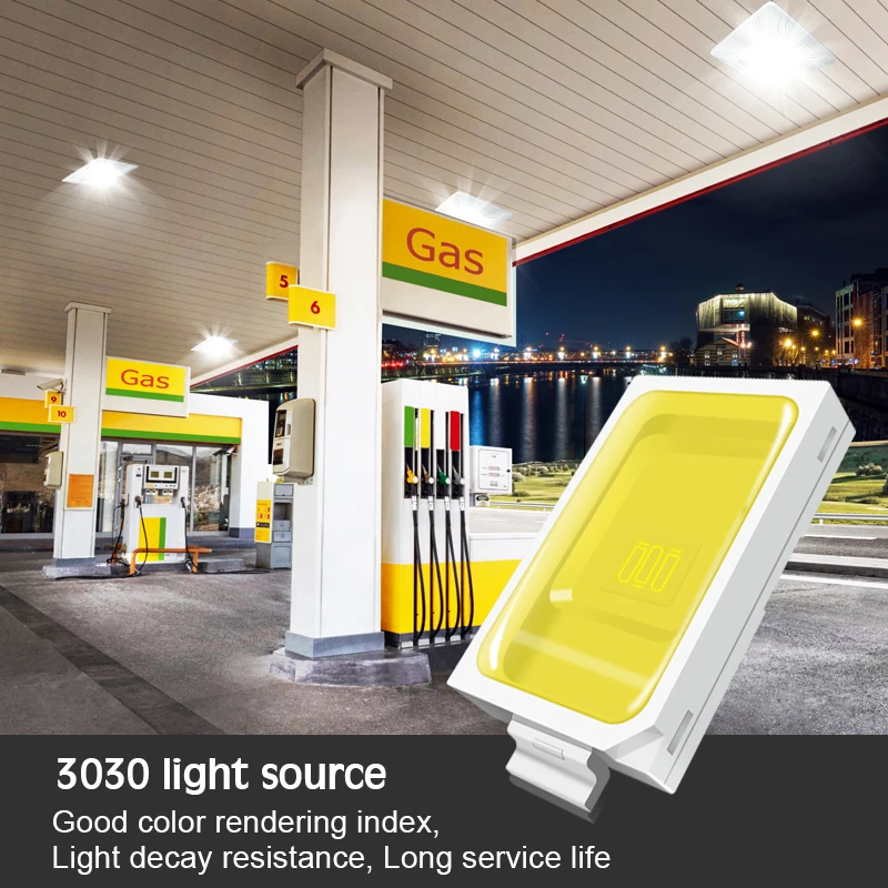 LUXINT 130lm/w high power 3000~6500K waterproof outdoor 200w led canopy hood light