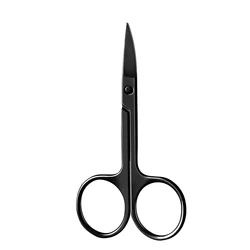 Stainless Steel Custom LOGO Eyelash Eyebrow Trimmer Nose Hair Trimming Makeup Tool Beauty Scissors