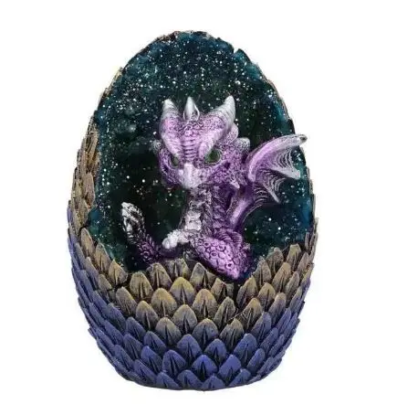 Collectible Figurines Gifts Home Decoration Baby Dragon Egg Statue 4.5Inch Resin Dragon Eggs