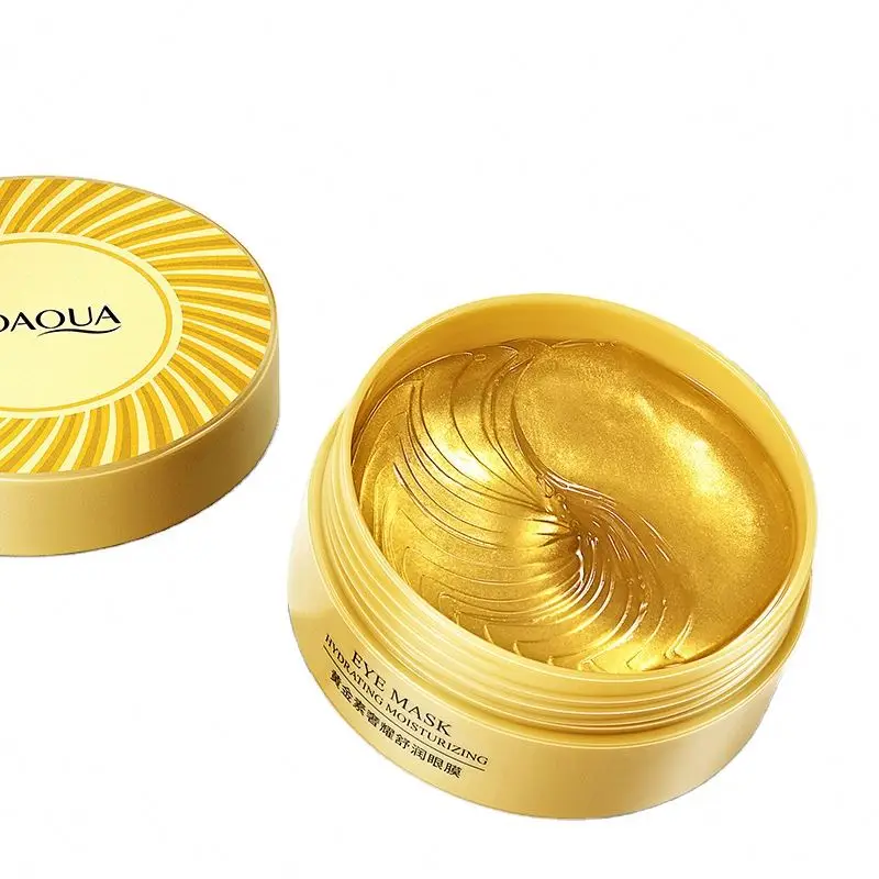 Гидрогелевая бумага 24k Золотая повязка для глаз увлажняющая пластырь удаления морщин