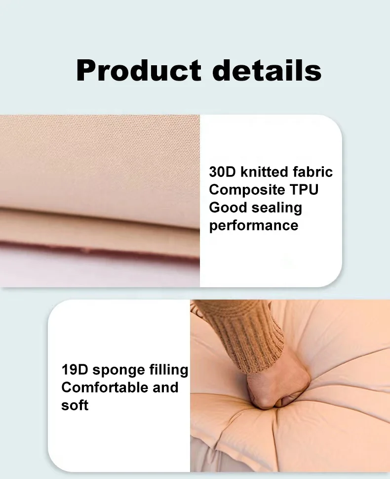 Self Inflating Camping 3D Foam Sleeping Pad Mat Inflatable Air Mattress Foam Mat